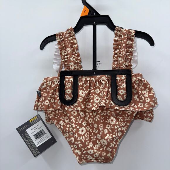NWT Gerber Modern Moments Girls 2-Piece Toddler Summer Swimsuit 4T - Picture 2 of 8